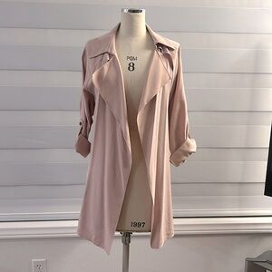 Light Pink Fall Coat FREESIZE